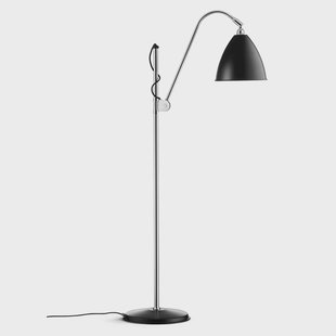 GUBI - Bestlite Bl3 VloerLamp Ø21 Chroom/Zwart