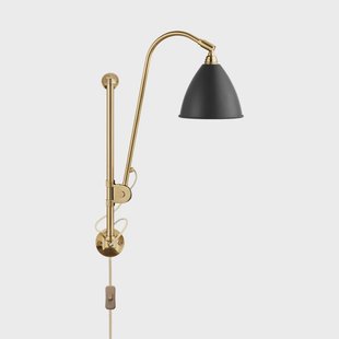 GUBI - Bestlite Bl5 Wandlamp Ø16 Geelkoper/Zwart
