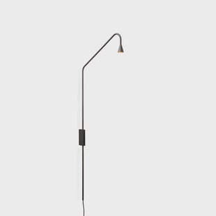 Austere W Wandlamp Gunmetal Trizo21 - Woonkamer - Messing