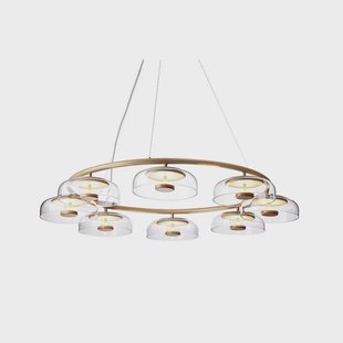 Nuura Aps - Blossi 8 Lichtkroon Nordic Gold/Clear Nuura