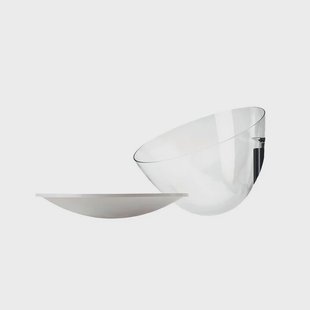 FLOS - TACCIA SMALL VETRO/RIFL.BCO OPA/LUC