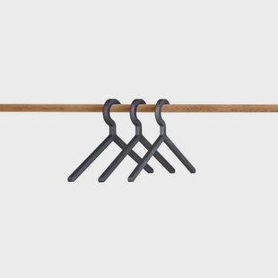 Woud - Illusion Hanger Set of 3 Black