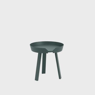 Muuto - Around Bijzettafel/Sofa-tafel Small Donker Green