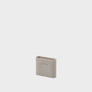 Muuto - Ridge Vase H16,5 Beige