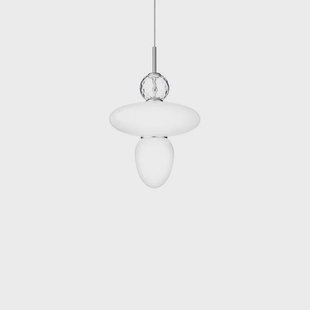 Nuura Aps - Rizzatto 43 Hanglamp Satin Silver/Opal Nuura