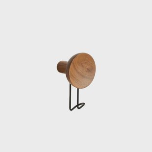 Woud - Around Kapstokhaak Large Walnut/Black
