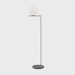IC F2 buitenlamp, roestvrij staal/marmer FLOS - Terras - Metaal