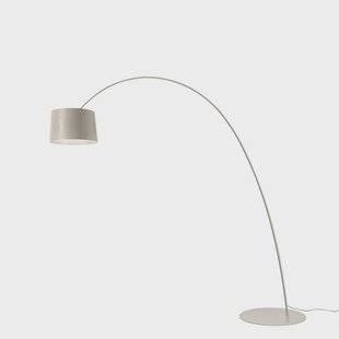 Twiggy Elle Vloerlamp MyLight Greige Foscarini - Woonkamer - Metaal