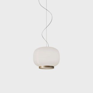 Chouchin 1 LED Hanglamp Dim White/Gold Foscarini - Eetkamer - Glas