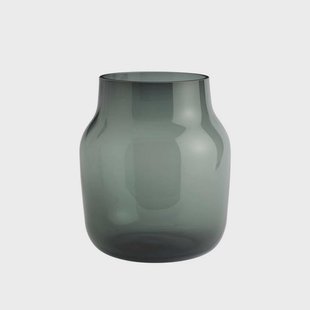 Muuto - Silent Vase Ø20 Dark Green