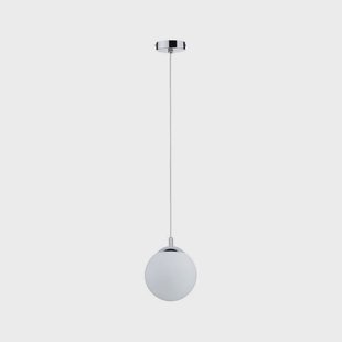 Paulmann - Globe hanglamp IP44 satijn/chroom