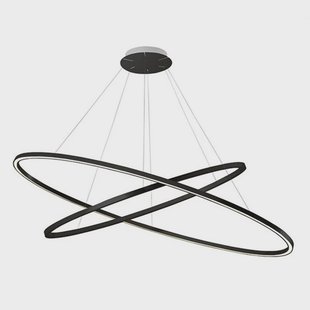 Ellisse Double Hanglamp Black Nemo Lighting - Eetkamer - Aluminium - Meerdere lampen