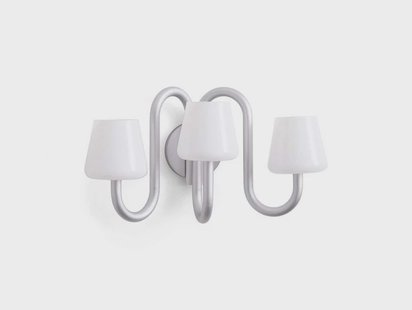 HAY - Apollo Sconce Wandlamp Alu/White Opal