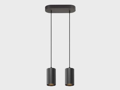 SLV - Asto Tube 2 Hanglamp Black