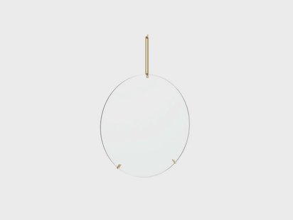Moebe - Wall Spiegel Ø50 Brass