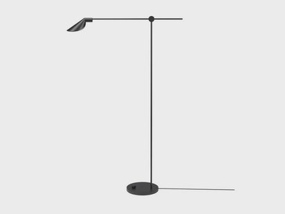 FRITZ HANSEN - MS Series MS011 Vloerlamp Black PVD