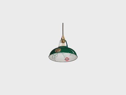 Coolicon - Originele hanglamp uit 1933, Ø 22,8 cm, groen