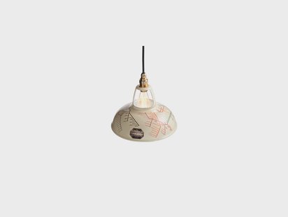Coolicon - Originele hanglamp uit 1933, Ø 22,8 cm, crèmekleurig