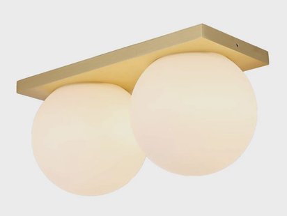 ANTIDARK - Palla C2135 LED plafondlamp, messing/opaak, dimbaar