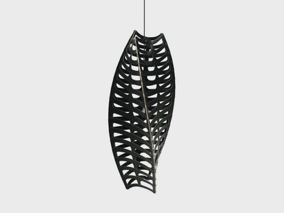 david trubridge - Toru Hanglamp Medium 2 Sides Black