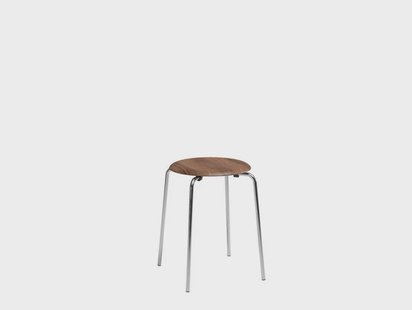 FRITZ HANSEN - Dot™ Stool Walnut Veneer