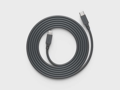 AVOLT - Cable 1 USB-C to Lightning 2m Stockholm Black