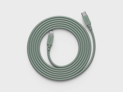 AVOLT - Cable 1 USB-C to Lightning 2m Oak Green