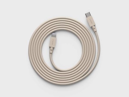 AVOLT - USB-C naar Lightning-kabel C94, beige, lengte 2 m