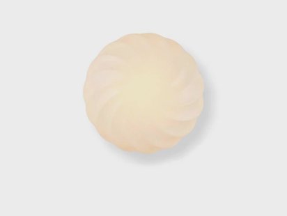 Halo Design - Twist wand-/plafondlamp, Ø 35 cm, messing/opaak