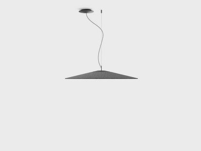 Koinè Acoustic Hanglamp 2700K Ø86 Anthracite Luceplan - Eetkamer - Aluminium
