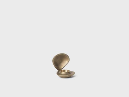 ferm LIVING - Clam Kaarshouder Brass