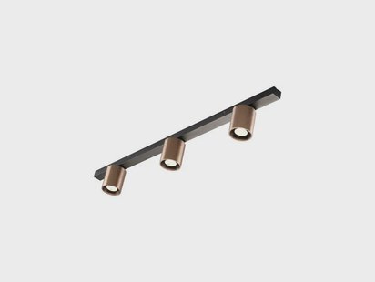 LIGHT-POINT - Focus Mini LED plafondlamp L70, brons, 3-lamps