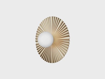 Nuura Aps - Liila Muuse plafondlamp, IP44, goud/opaal, Ø 42 cm Nuura