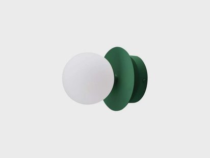 Globen Lighting - Art Deco plafondlamp, IP44, groen/wit