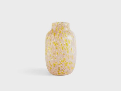 HAY - Splash Vase Round Large Light Pink/Yellow