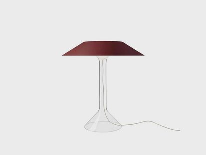 Chapeaux M tafellamp Dark Red Foscarini - Woonkamer - Metaal