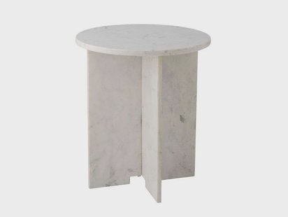Bloomingville - Jasmia Bijzettafel White Marble