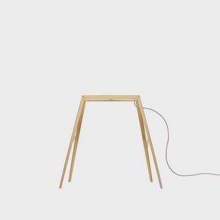 Bridge 2 Tafellamp Brass Foscarini - Woonkamer - Metaal