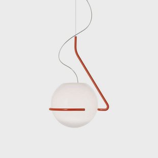 Tonda Hanglamp Orange/White Foscarini - Eetkamer - Metaal