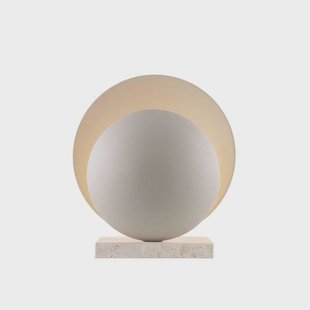 Globen Lighting - Orbit Tafellamp Beige/Travertin