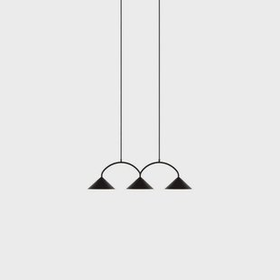 Globen Lighting - Curve 3 Hanglamp Black