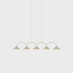 Globen Lighting - Curve 5 Hanglamp Beige