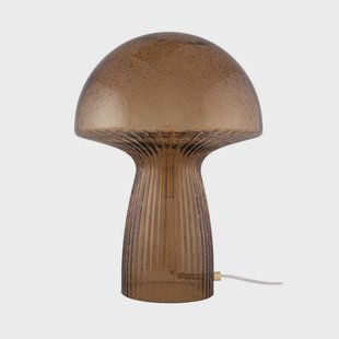 Globen Lighting - Fungo 30 tafellamp, bruin, 42 cm, helder