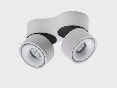 ANTIDARK - Easy Double W2100 LED plafondlamp, wit, 2-lamps