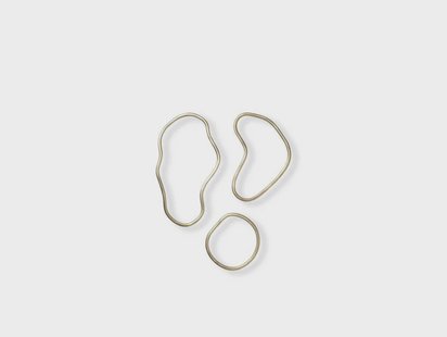 ferm LIVING - Pond Trivets Set of 3 Brass