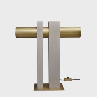 DCW - Pi Tafellamp Concrete/Brass