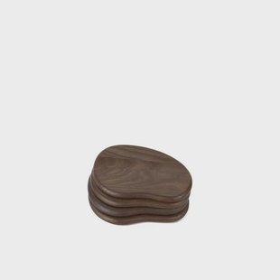 ferm LIVING - Cairn Butter Boards Set of 4 Dark Brown