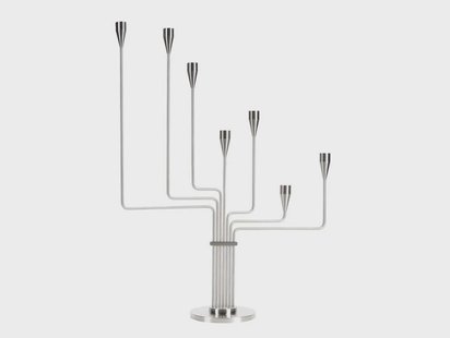 Piet Hein - Karlsvognen Kaarshouder H63 Stainless Steel