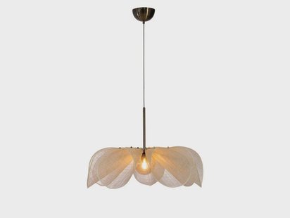 Markslöjd - Styrka hanglamp, Ø 75 cm, messing/beige