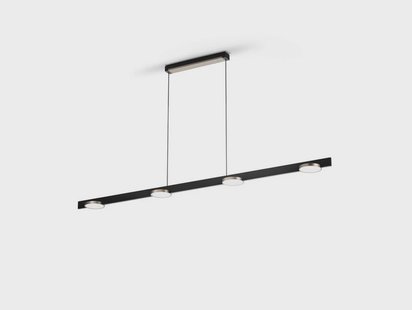 LIGHT-POINT - Inlay S1800 Linear hanglamp, zwart/goud